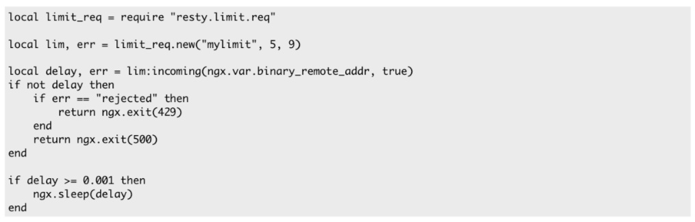 又拍云张聪：OpenResty动态流控的几种姿势