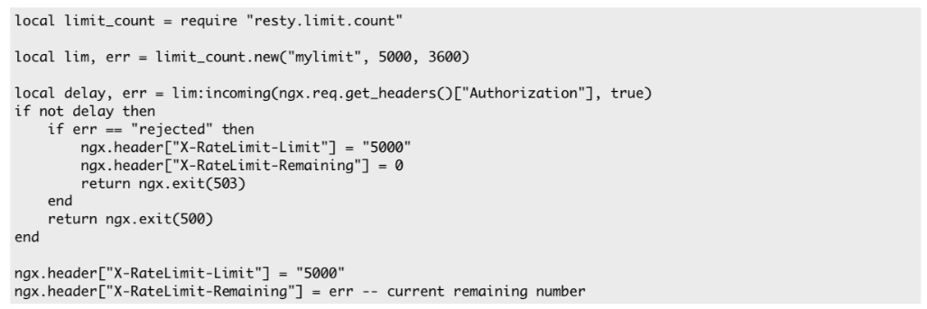 又拍云张聪：OpenResty动态流控的几种姿势