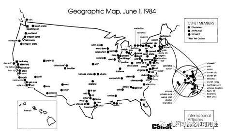 以地图视角回顾70年互联网发展