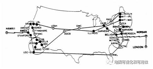 以地图视角回顾70年互联网发展