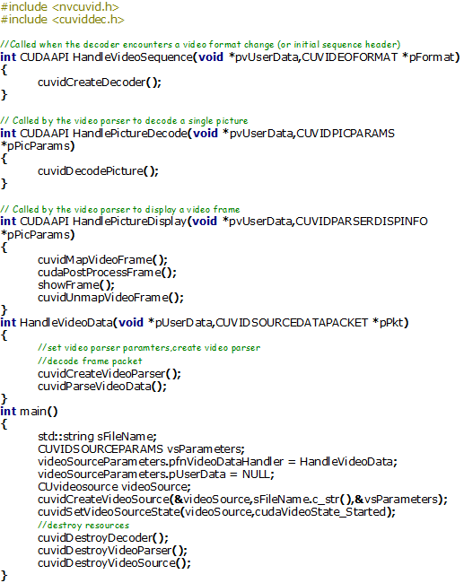 【GPU编解码】GPU硬解码---CUVID