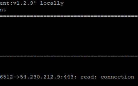 docker: read tcp 192.168.7.235:36512->54.230.212.9:443: read: connection reset by peer.