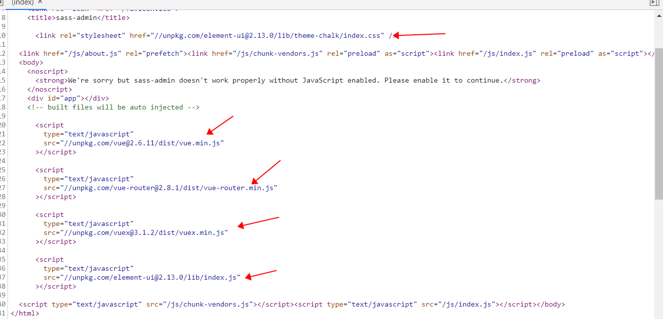 vue cli4 配置资源CDN