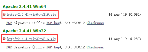 windows之Apache服务器搭建