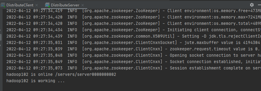 Zookeeper服务器动态上下线监听案例