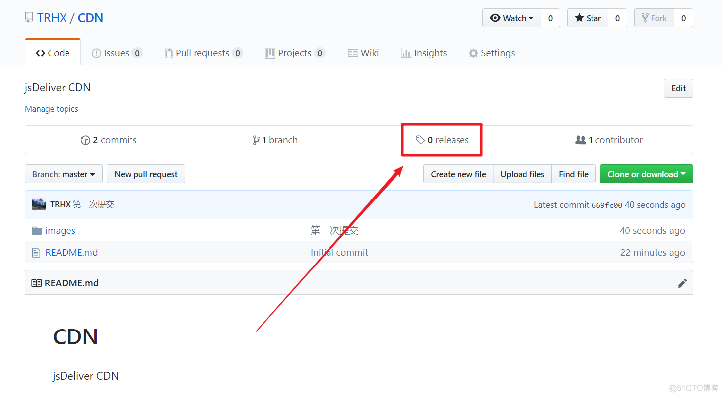 使用免费的CDN平台jsDelivr搭建个人cdn资源网盘_用户名_03