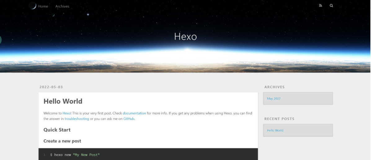 Hexo+github搭建个人博客并绑定个人域名