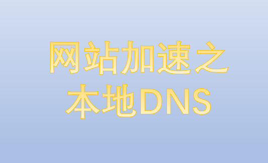 网站加速之本地DNS