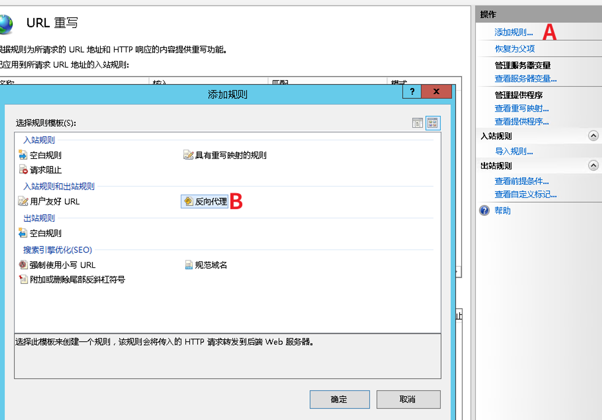 利用IIS的反向代理模块，实现类似镜像站的效果